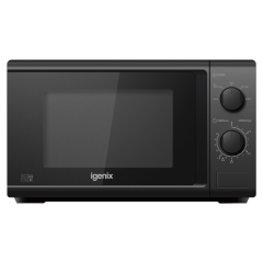 Igenix IGM0820B 20 Litre 800W Manual Microwave - Black
